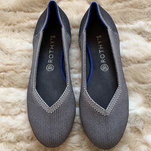 Rothy’s black/white flats